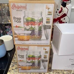 Original Mason Prep & Go Jar set of 2